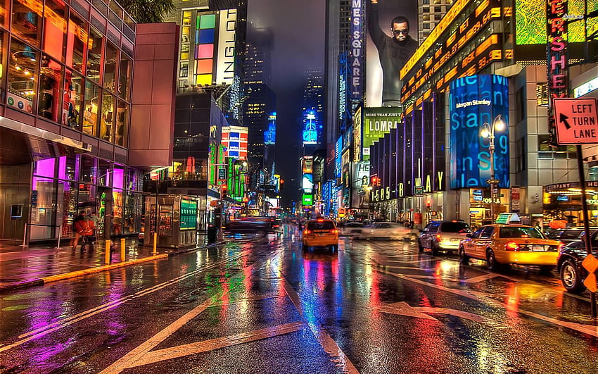 New York City Street, NYC Abstract HD wallpaper
