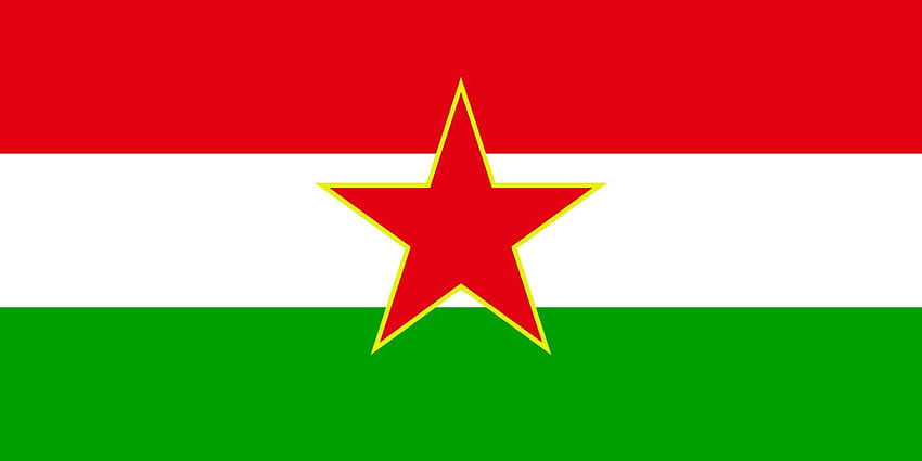 2000px Bendera SFR Yugoslavia Hongaria Minoritas_svg . . 302438, Bendera Hongaria Wallpaper HD