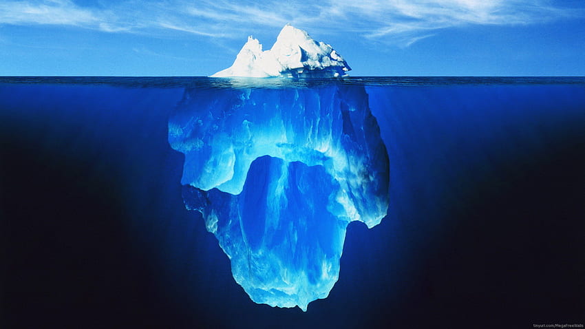 pieno di iceberg (), iceberg Sfondo HD