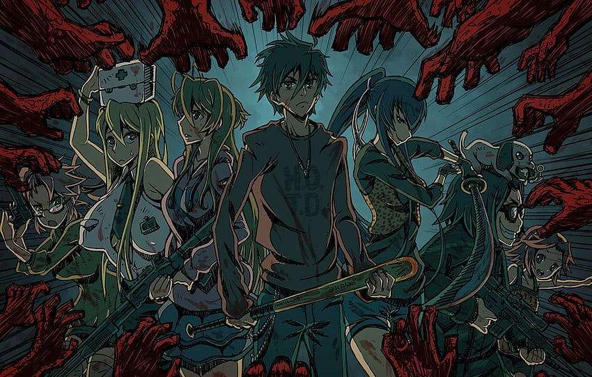 Highschool Of The Dead Highschool, Zombie Anime HD wallpaper | Pxfuel
