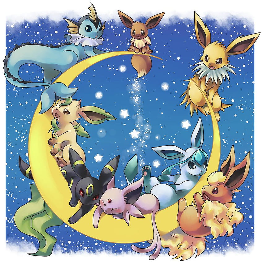 Eevee evolutions, Shiny Glaceon HD phone wallpaper