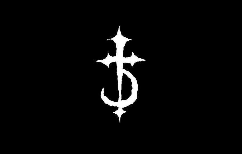 beyaz, müzik, siyah, çapraz, logo, Death Metal, Cross of Confusion, Devil Driver, DevilDriver, the cross of karışıklık için , bölüm музыка HD duvar kağıdı