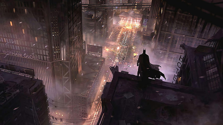 : Batman Arkham City Concept Art HD wallpaper