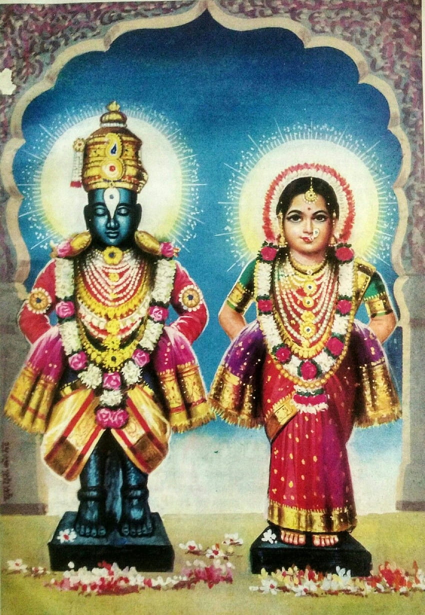 Vitthal Rukmini. Art de Radha krishna, peinture de Krishna radha, Seigneur krishna Fond d'écran de téléphone HD
