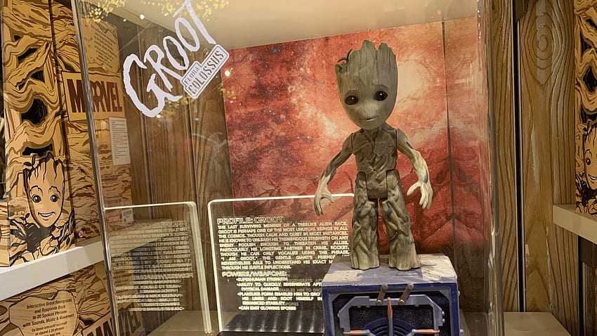 : NOVO Groot falante interativo e alto-falante Bluetooth dão vida aos Guardiões da Galáxia no Disneyland Resort - WDW News Today, Baby Groot Dancing papel de parede HD