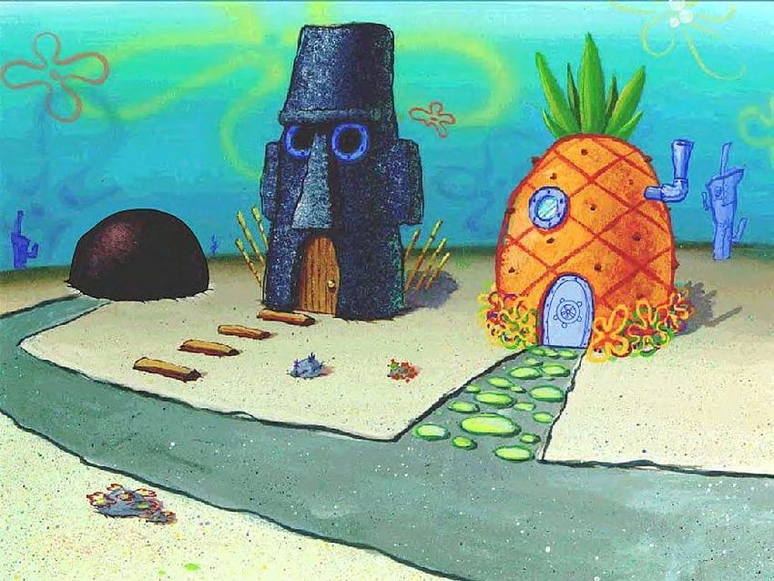 บิกินี่ท่อนล่าง - Spongebob Squarepants, Spongebob House วอลล์เปเปอร์ HD