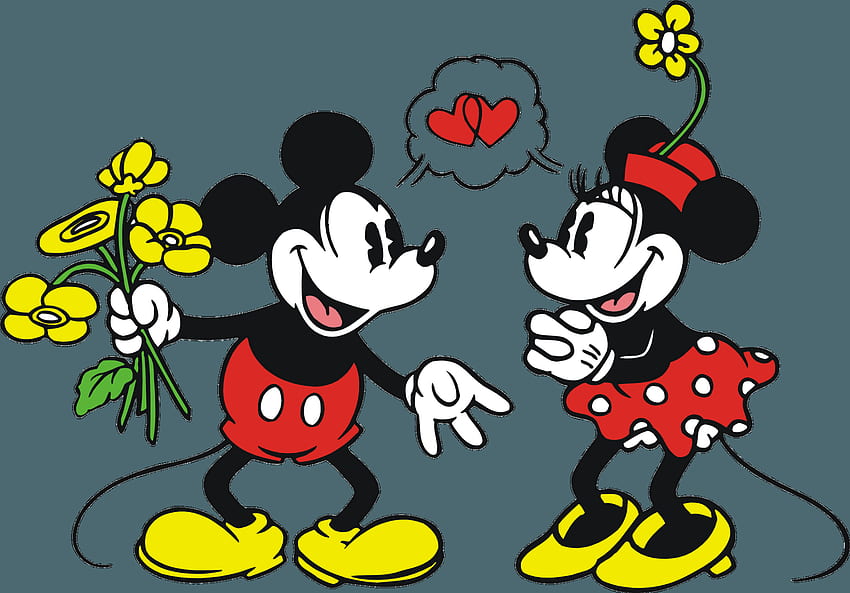Classic Mickey And Minnie Mouse HD wallpaper