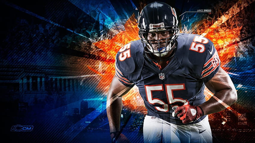 Wallpaper wallpaper, sport, logo, NFL, american football, Chicago Bears  images for desktop, section спорт - download