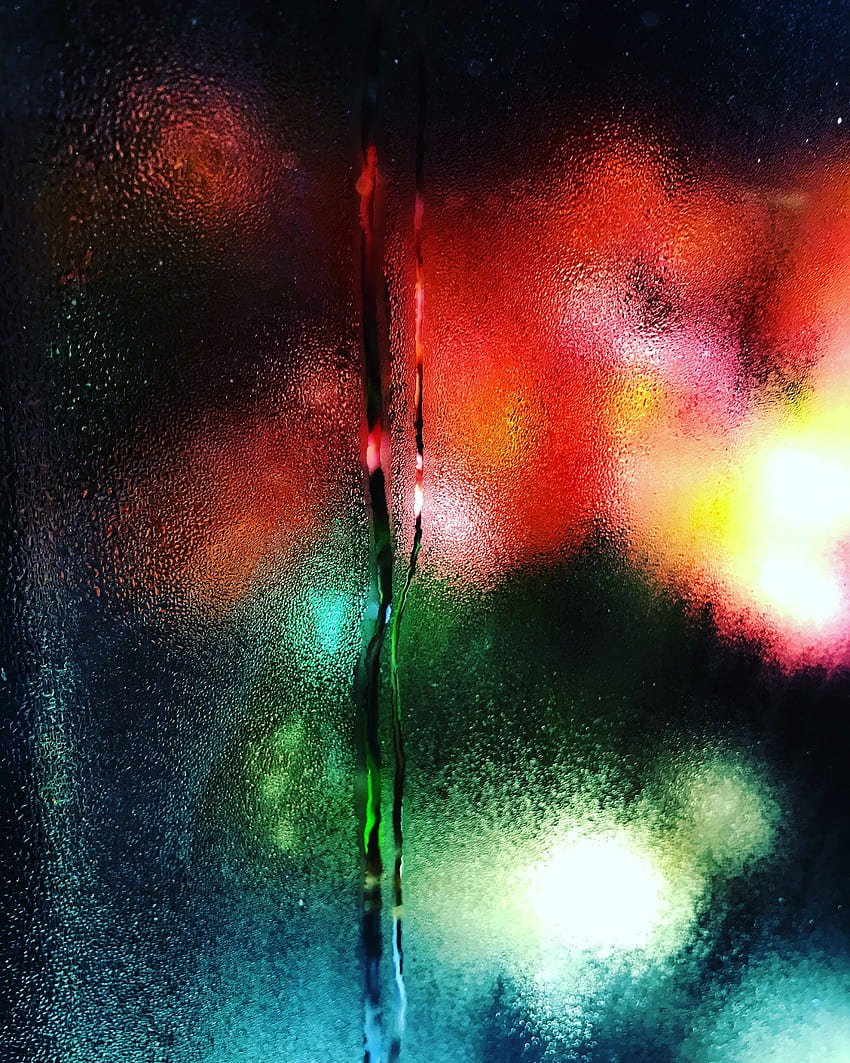 Drops, Macro, Shine, Light, Surface, Glass HD phone wallpaper