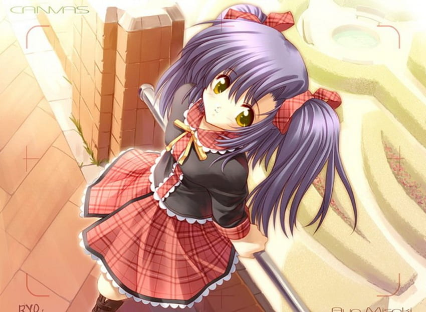 Lovin Plaid, Schulmädchen, Anime HD-Hintergrundbild