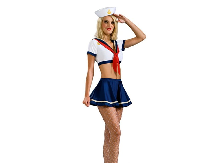 Granatowa dziewczyna, kostium, marynarka, piękna, dziewczyna Tapeta HD