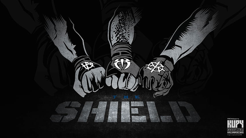 WWE Shield Logo HD wallpaper
