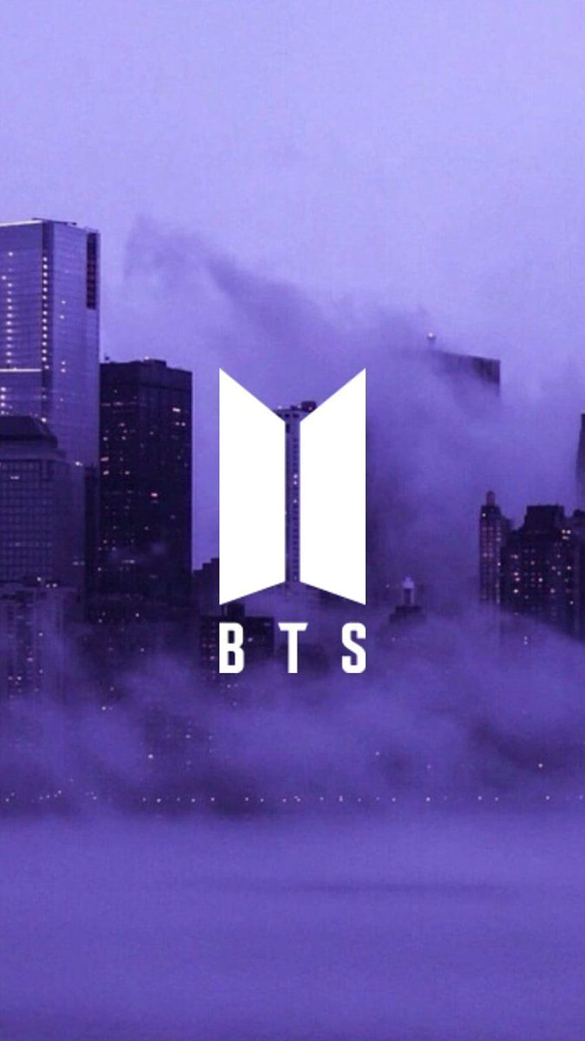 BTS_twt - [] โลโก้ใหม่ของ BTS: Blue, Purple Aesthetic วอลล์เปเปอร์โทรศัพท์ HD