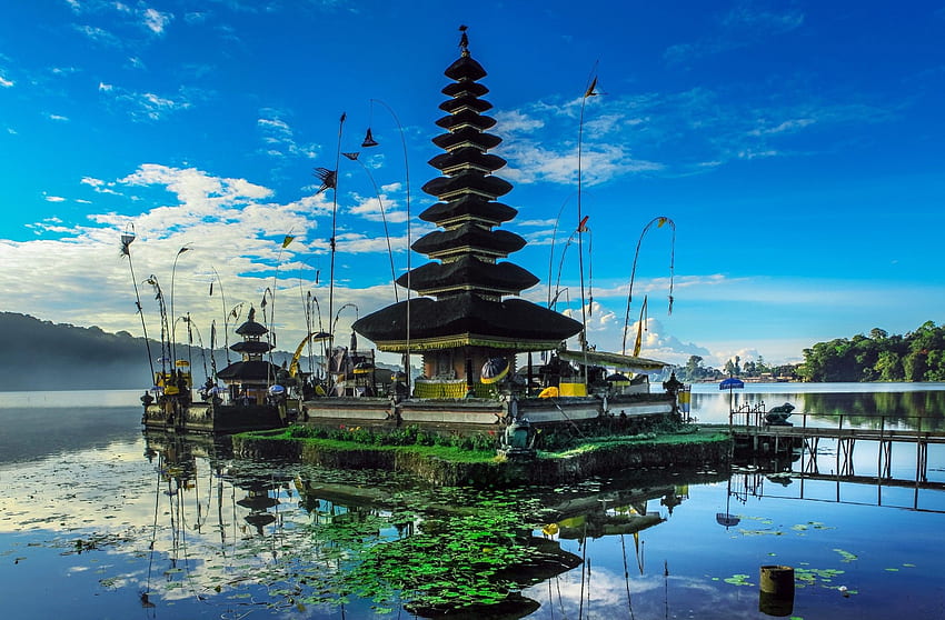 Indonesia Bali Tempio Pura Ulun Danu Bratan - Risoluzione: Sfondo HD