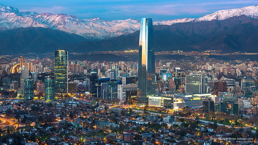 Andes Mountain Range, Santiago, Chile HD wallpaper