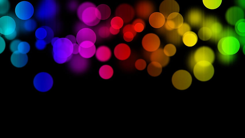 Circles, Glare, Bright, Colored Full, Digital Light HD Wallpaper | Pxfuel