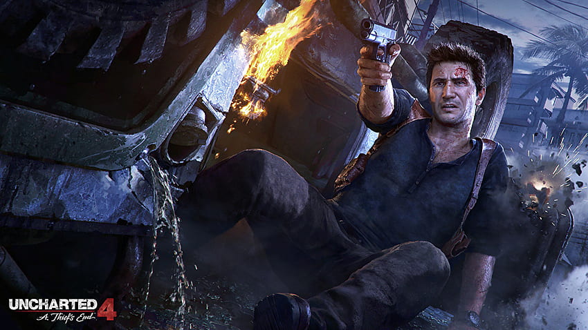 Uncharted Uncharted 4: A Thief's End Pistols Men Nathan, Uncharted PC HD wallpaper