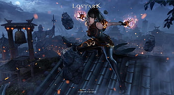 Download wallpaper weapons, guy, Lost Ark, section games in