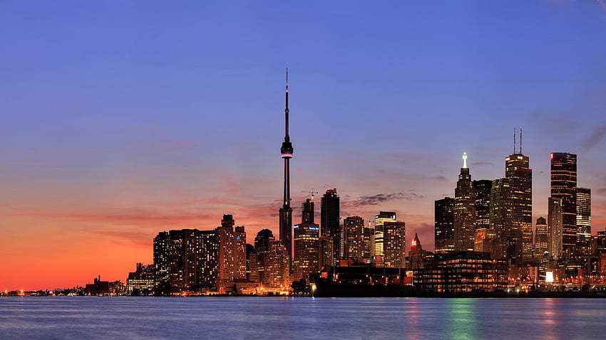 Title Man Made Toronto Cities Canada - Toronto Skyline Facebook Cover - - HD wallpaper