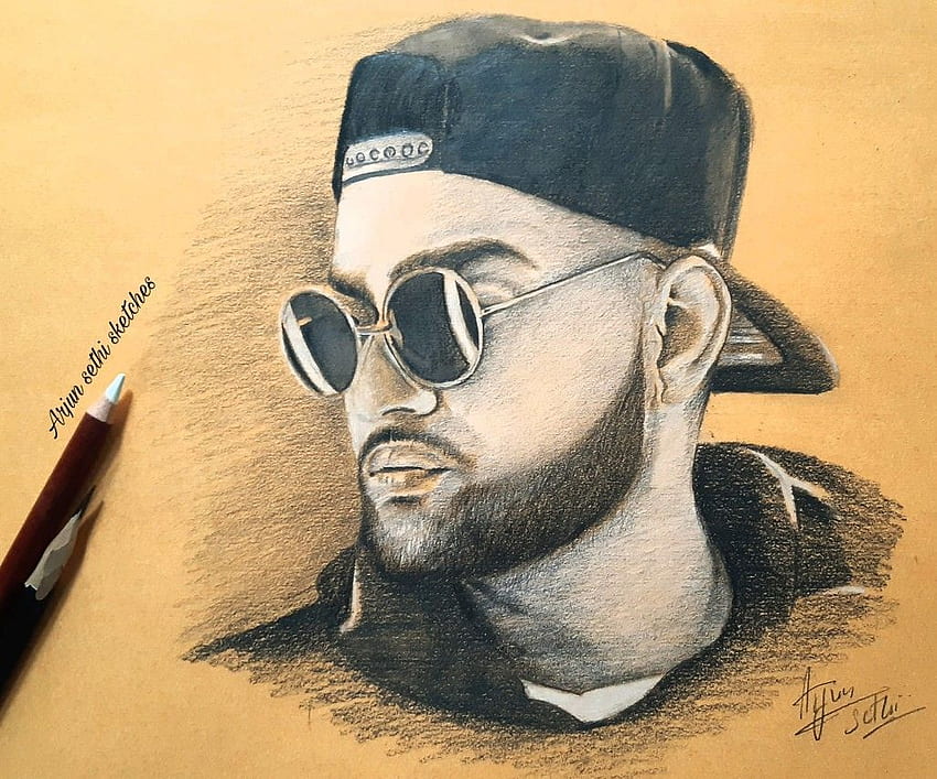 Pencil SKetch Of Jassi Gill  DesiCommentscom