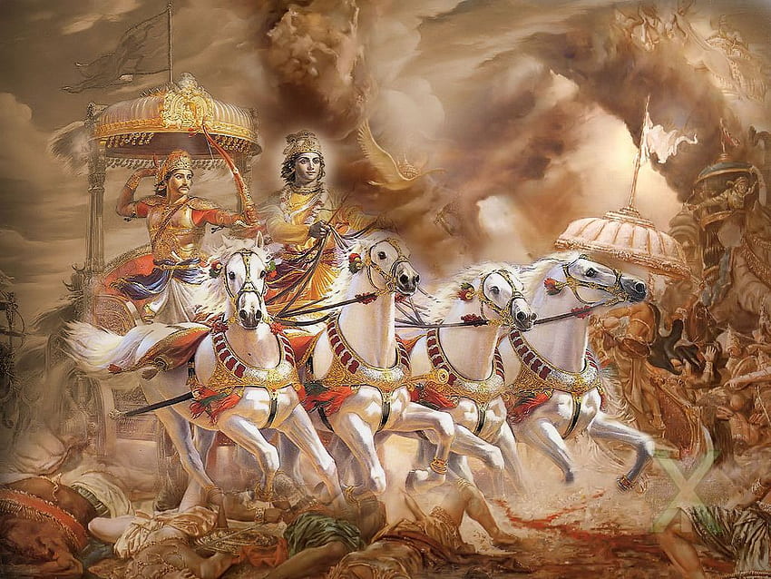 Karna Mahabharat, Mahabharat Krishna papel de parede HD