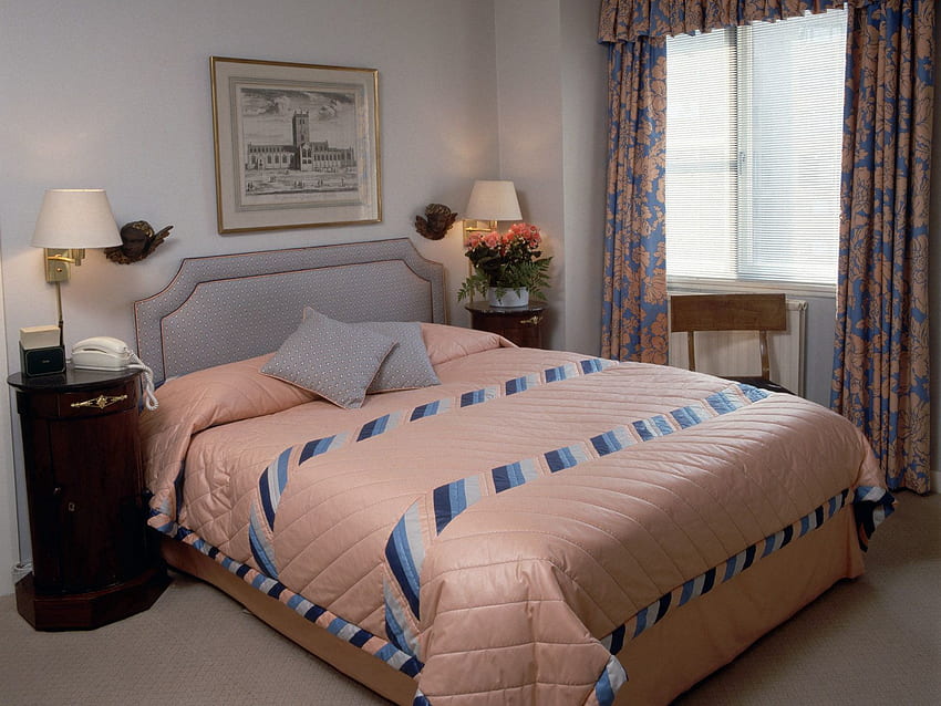Room, Furniture, Bed, Coziness, Comfort HD wallpaper