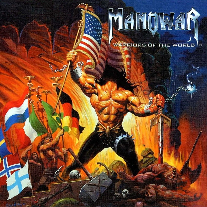 Riddle Of Steel - MetaL Music: Manowar - Warriors Of The World (2002) [Edição Digipak] Papel de parede de celular HD