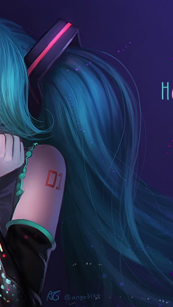 ♡ Be Positive ♡ — MIKU HATSUNE WALLPAPERS This was requested...