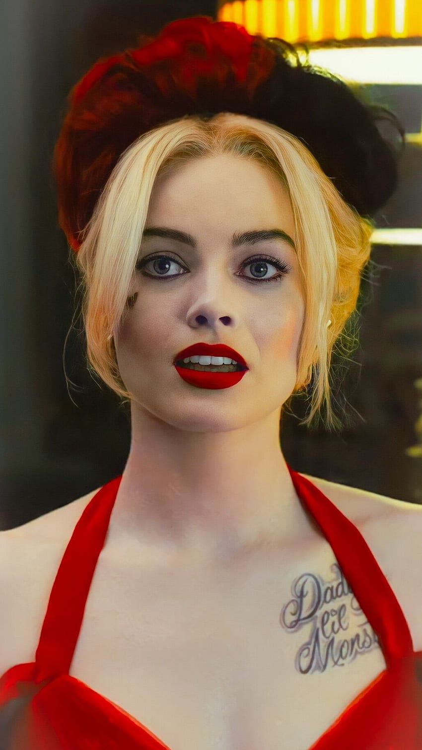 Margot Robbie, Harley Quinn Tapeta na telefon HD