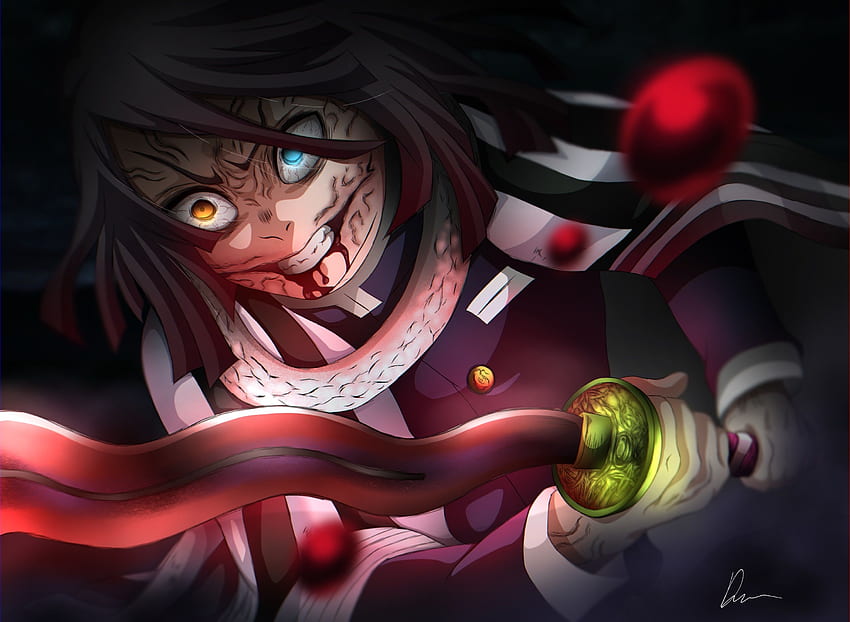 Obanai Iguro Demon Slayer , Anime , Snake Hashira HD wallpaper