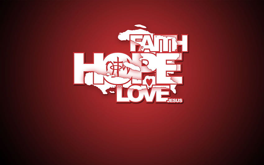 Faith Hope Love HD wallpaper