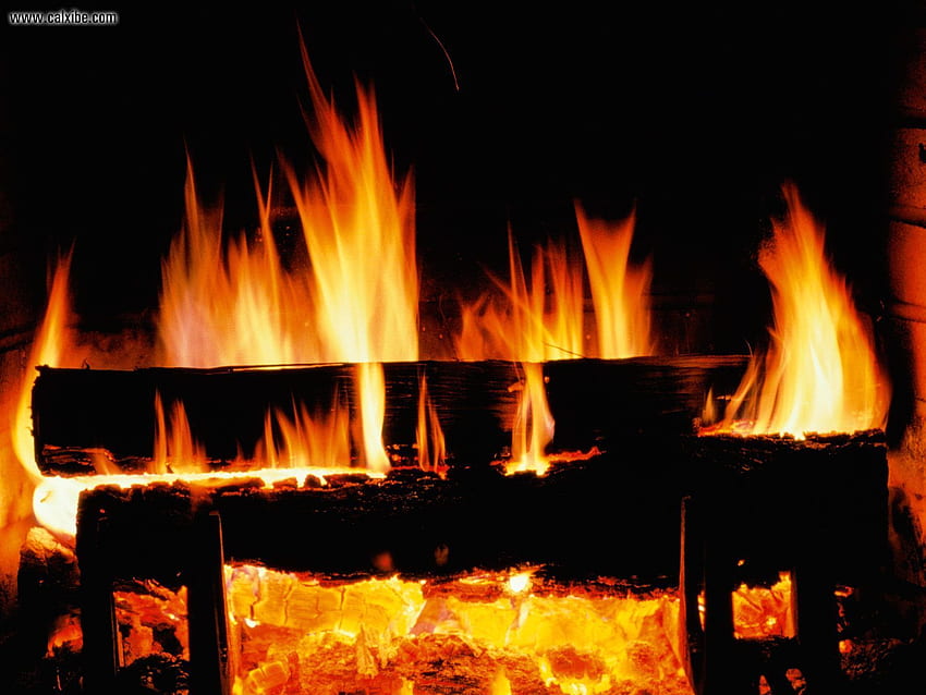 Toasty Fire, abstrait, graphie, chaud, incendies, orange Fond d'écran HD
