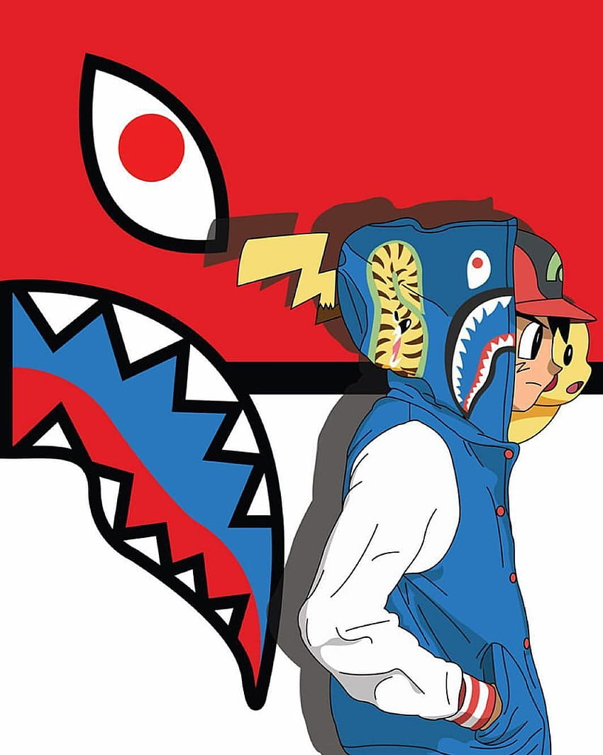 ܔ️Supreme Stussy Bape Off_white Northface, Dope Pokemon HD phone ...