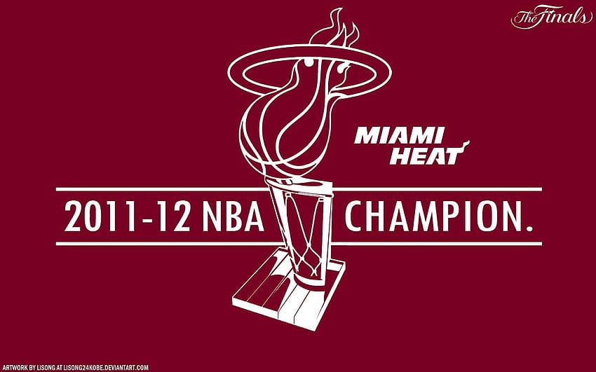 Big Fan of NBA - Daily Update: Miami Heat 2012 NBA Champions, Miami Heat Logo HD wallpaper