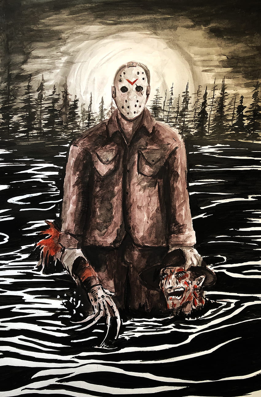 Michael Jason Freddy Horror Wallpapers  Top Free Michael Jason Freddy  Horror Backgrounds  WallpaperAccess