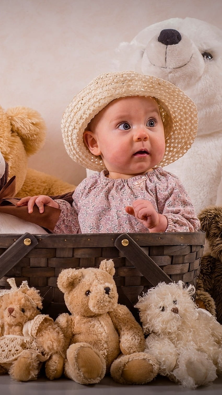 Teddy Bear Ke, Cute Baby, Teddy Bears HD phone wallpaper