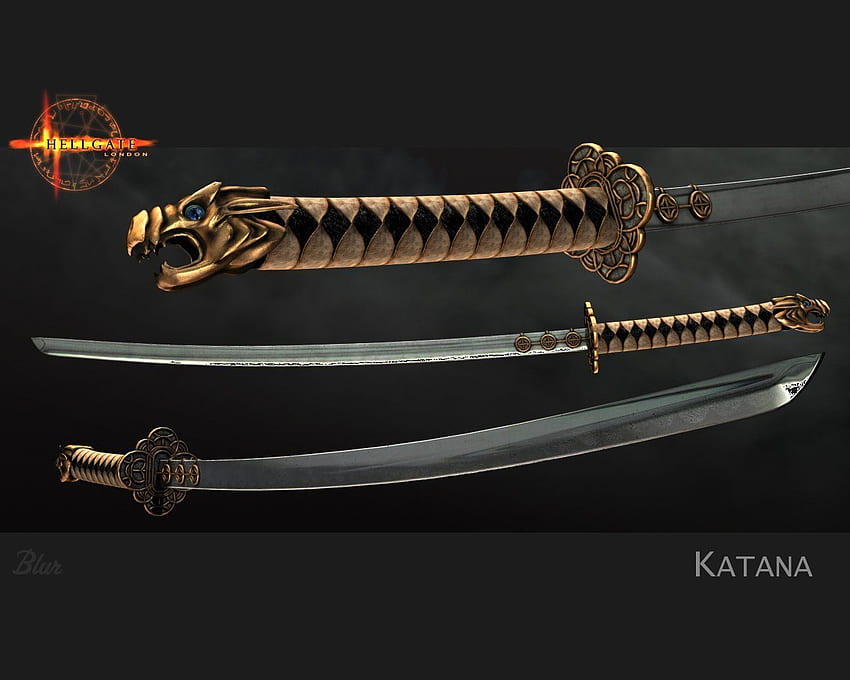 katana. Samurai. Katana e Bushcraft, spada giapponese Sfondo HD