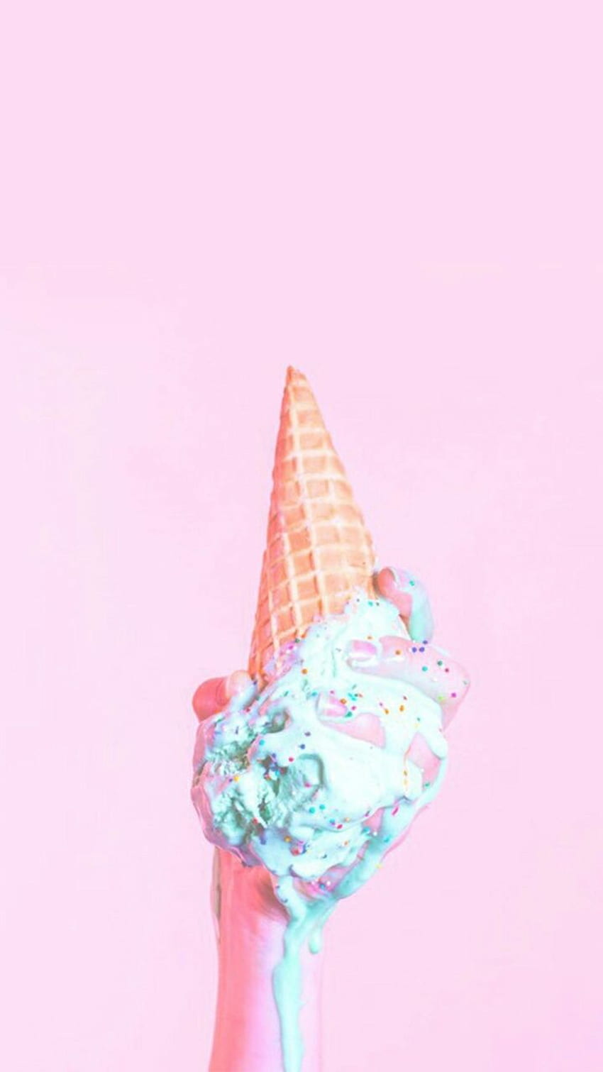 background, beautiful, decor, decoration, delicious, design, dessert, food, hand, pastel, pastel blue, pink, style, sugar, sweets, , , we heart it, pink background, iphone, pastel color, beautiful food, pink ice cream, Sugar Pink Pastel Aesthetic HD phone wallpaper
