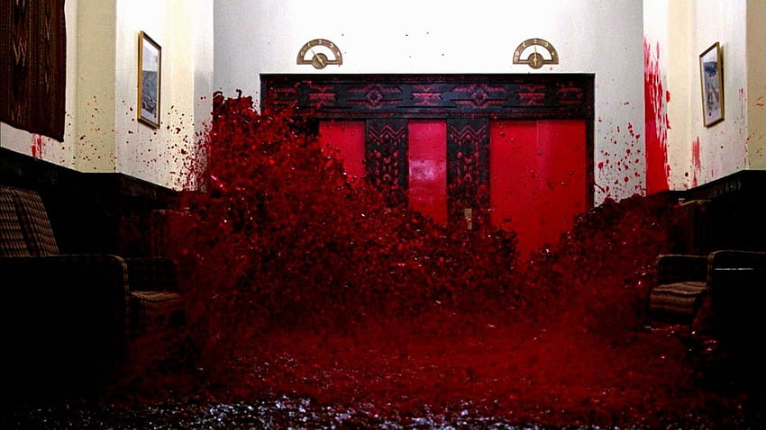 THE SHINING Horrorthriller Dark Movie Filmklassiker Blut HD-Hintergrundbild