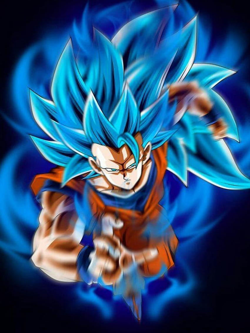 Drawing Goku Super Saiyan Blue 3 