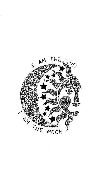 sun and moon art tumblr