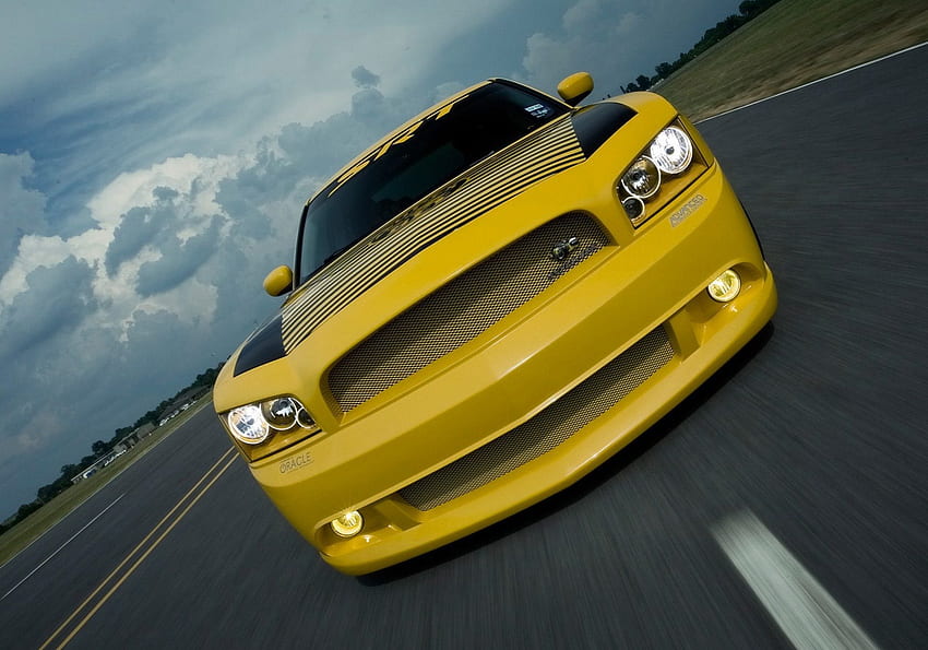 Dodge Challenger Süper Arı, ayarlama, atlatmak, meydan okuyucu, araba HD duvar kağıdı
