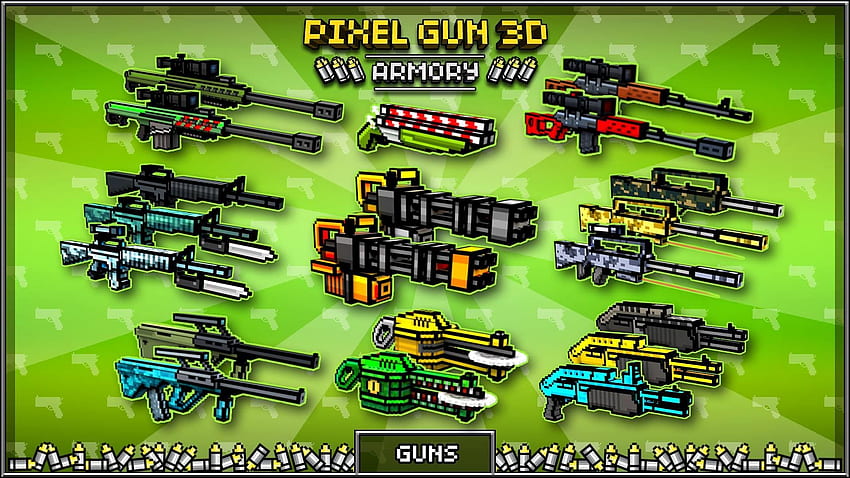 Pixel Gun 3D Hack Generator Gemas y monedas ilimitadas, Pixel Gun 3D: FPS Shooter fondo de pantalla
