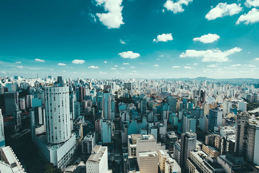 brazil, buildings, city, cityscape, clouds, sao paulo, sky, skyline, skyscrapers, urban HD wallpaper