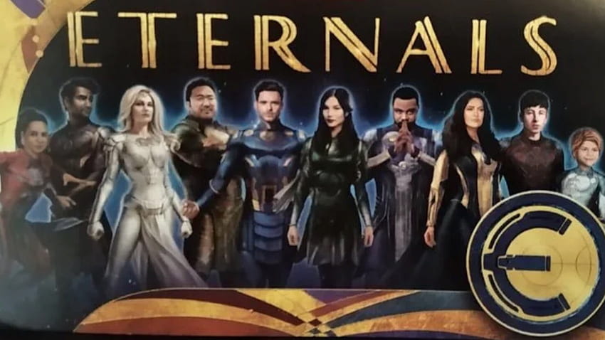 ใหม่ Promo Art Surfaces สำหรับ Marvel's ETERNALS นำเสนอตัวละครในชุดคอสตูม Eternals Movie วอลล์เปเปอร์ HD