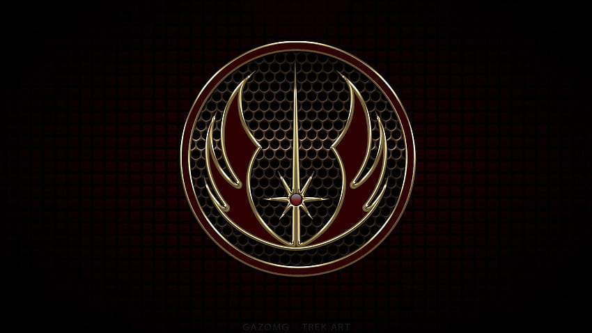 Jedi Symbol, Gray Jedi HD wallpaper