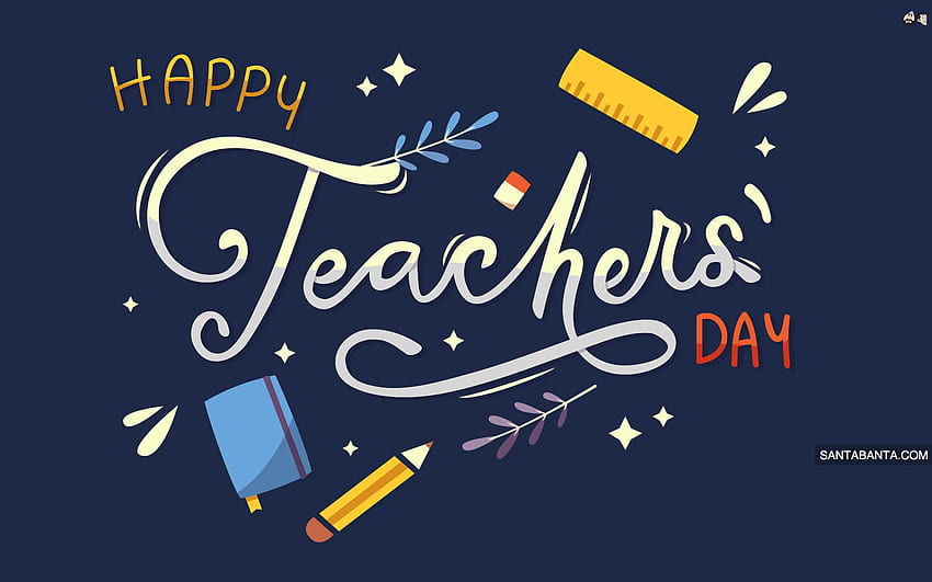 Journée des enseignants, bonne journée des enseignants Fond d'écran HD
