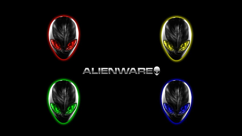 alienware logo yellow