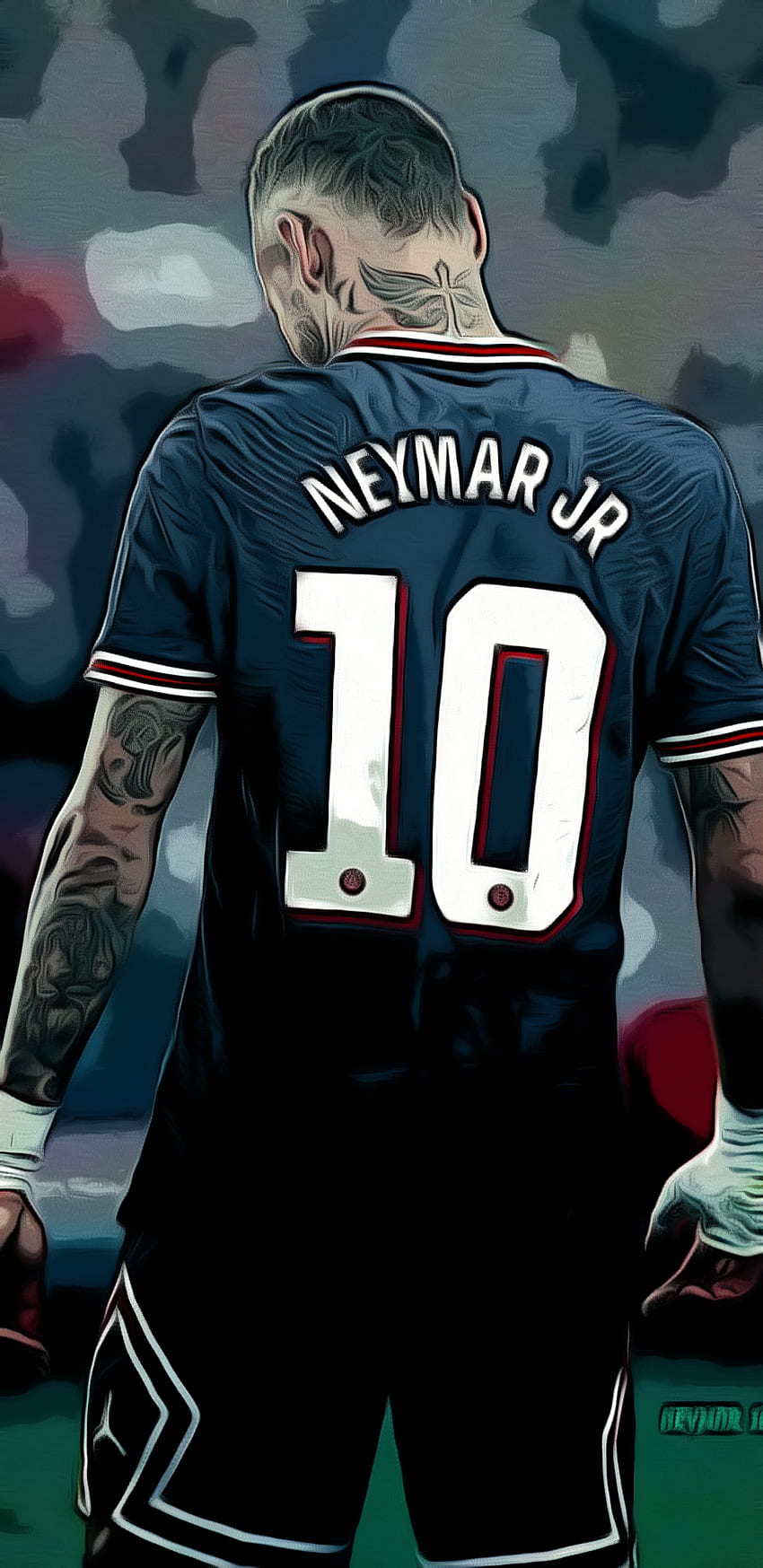 How to draw Neymar Jr