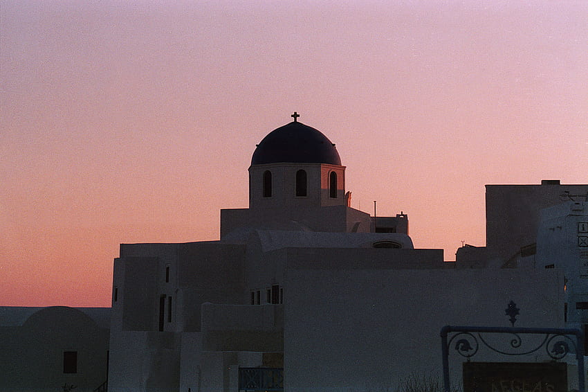 Sunset Santorini, greece, oia, santorini, sunset HD wallpaper
